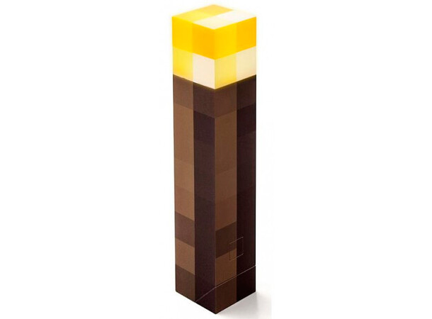 Minecraft Fakkel Lampe 28cm Minecraft Light-Up Torch